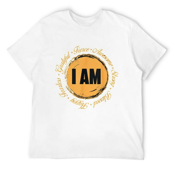 Mens Motivational Quote Inspiration Positive Saying Life Slogan T-Shirt White Medium