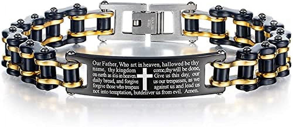 Our Father in Heaven' Gaelic Lord's Prayer Bracelet - Puzzle Rings,  Engagement Puzzle Rings, Posy Rings, Celtic Wedding Bands