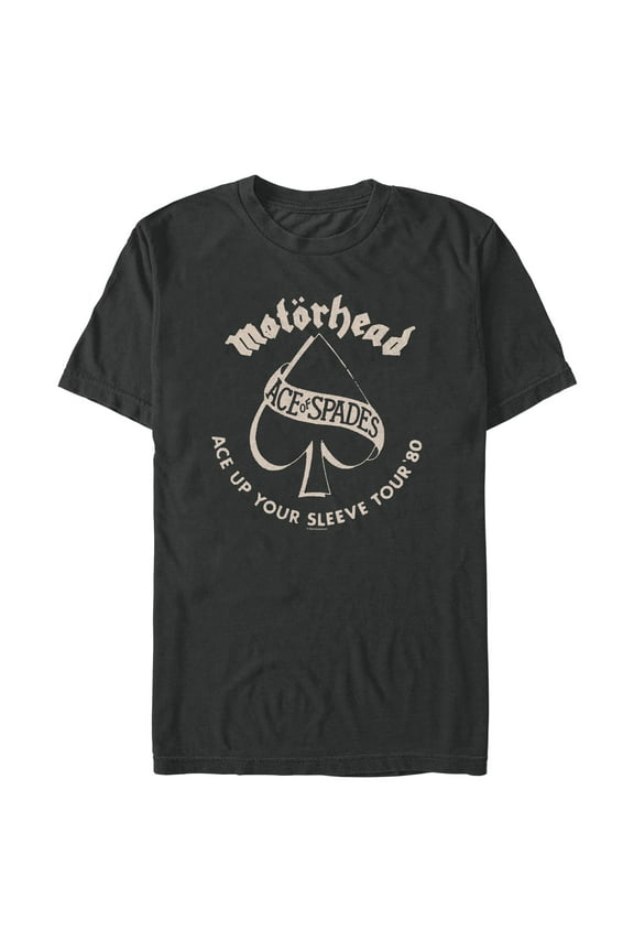 Mens Motorhead Ace Up Your Sleeve Tour 80 T Shirt