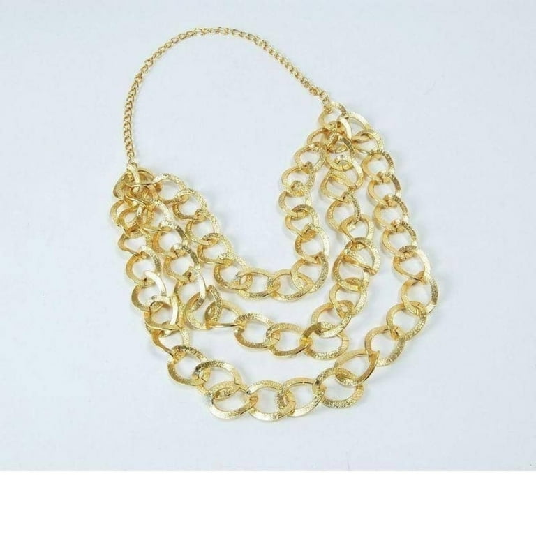 Gold Chain Necklace Mr T Costume Accessory Gold Chain Necklace Mr T Costume Accessory