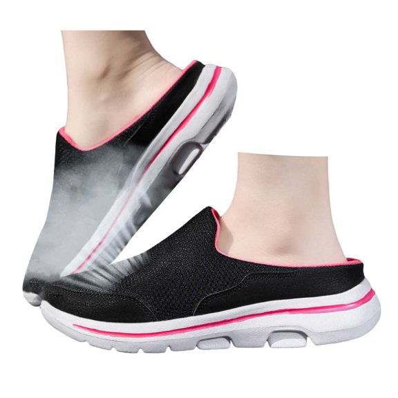 Mens Mules Shoes Casual Comfortable Walking Shoes Platform Shoes Non Slip Breathable Summer Mules