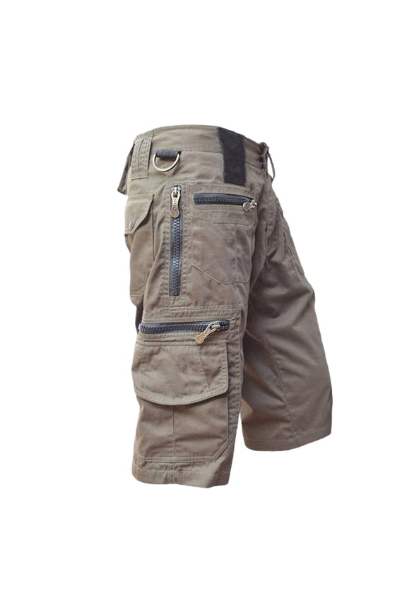 Mens Multi Pocket Cargo Shorts, Lightweight Water Resistant Hiking Shorts, Stretch Tactical Work Shorts Mens Shorts Athletic