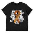 thumbnail image 1 of Mens Multiple Sclerosis Awareness Month T-Shirt Black, 1 of 5