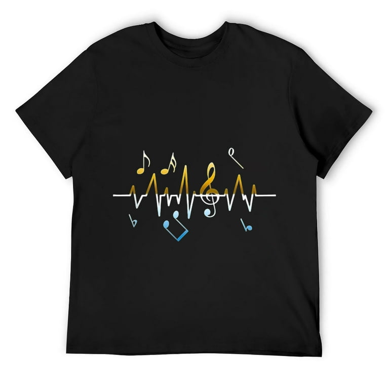 Amazing Notes Heartbeat Music T-Shirt - Music Lovers Amazing Notes Heartbeat Music T-Shirt - Music Lovers