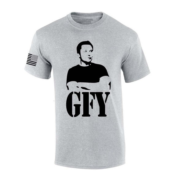Mens Musk Tshirt Go F Yourself GFY Funny Musk Short Sleeve T-shirt-Sports Grey-5xl
