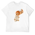 thumbnail image 1 of Mens My Antidepressants - Pom - Pomeranian Dogs T-Shirt White Large, 1 of 5