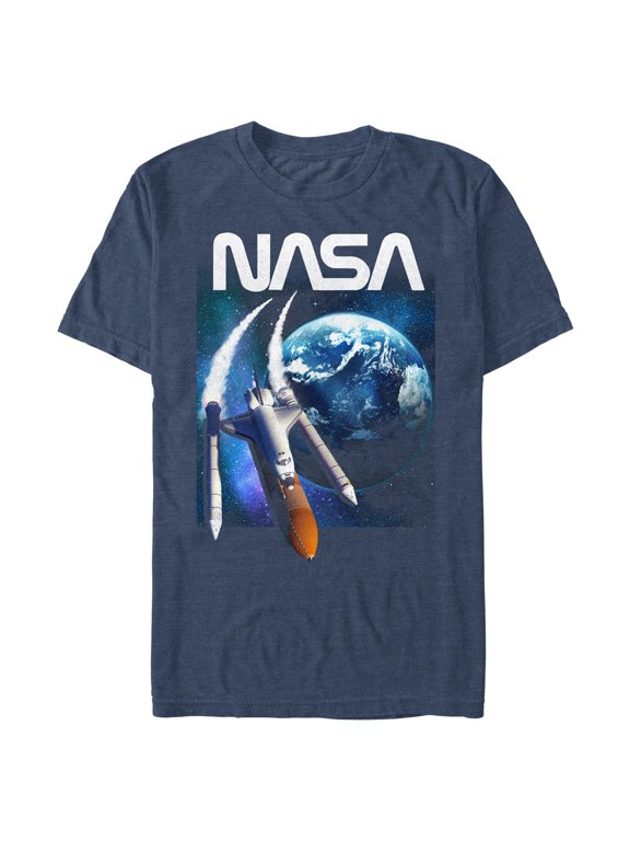 Mens NASA Rocket Painting T Shirt