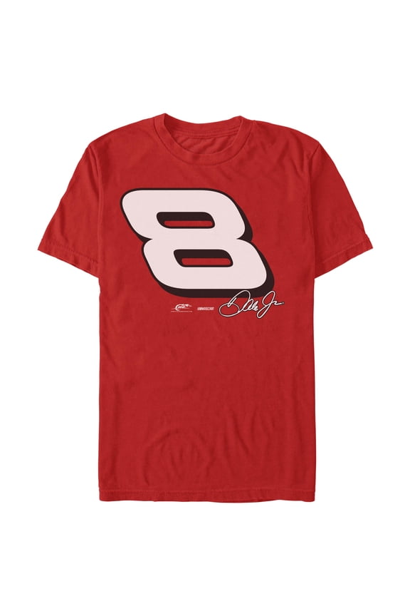 Mens NASCAR Dale Jr Racing Car Number 8 T Shirt
