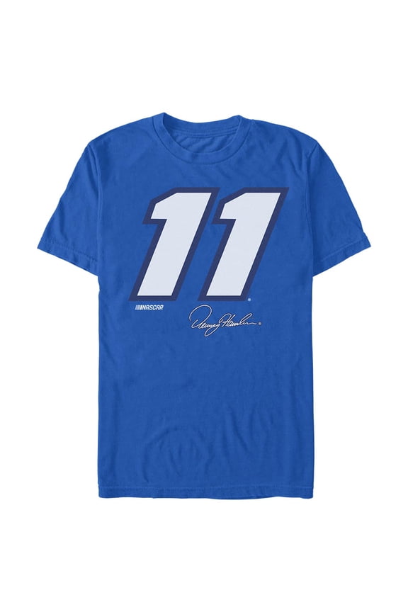 Men's Mad Engine Royal Denny Hamlin Big Number Graphic T-Shirt