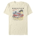 thumbnail image 1 of Men's Mad Engine Natural NASCAR Beach Graphic T-Shirt, 1 of 4