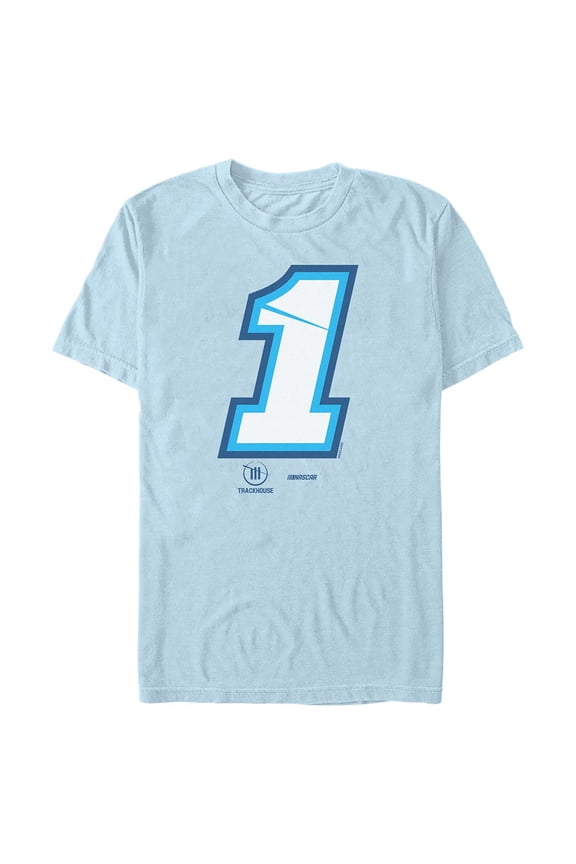 Men's Mad Engine Light Blue Ross Chastain Big Number Graphic T-Shirt