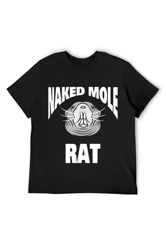 Mens Naked Mole Rat T-Shirt Black