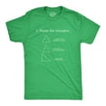 thumbnail image 1 of Mens Name The Triangles Funny Math T Shirt Sarcasm Novelty I Love Math Graphic Graphic Tees, 1 of 6