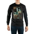 thumbnail image 1 of Mens Naruto Anime Cartoon Black Long Sleeve Graphic Tee-XS, 1 of 2