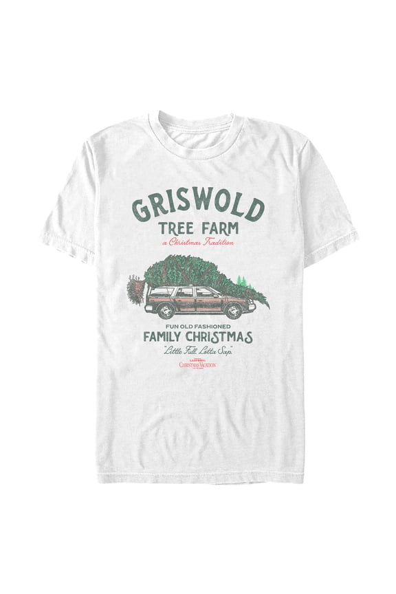 Mens National Lampoon's Christmas Vacation Griswold Family Christmas Tree T Shirt