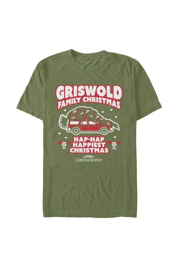 Mens National Lampoon's Christmas Vacation Griswold Family Holiday T Shirt