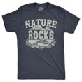 thumbnail image 1 of Mens Nature Rocks T Shirt Funny Outdoor Geology Lovers Joke Tee for Guys Graphic Tees, 1 of 7