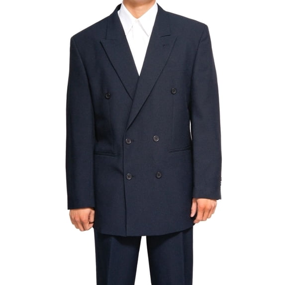 Mens Navy Blue Double Breasted (DB) Dress Suit - Includes Jacket & Pants