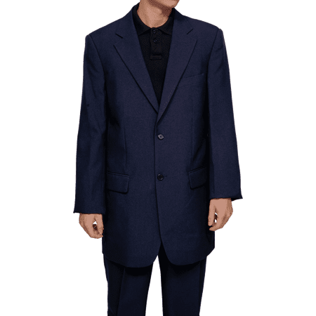 Mens Navy Blue Dress Suit - Includes Jacket & Pants