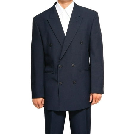 Mens Navy Blue Dress Suit - Includes Jacket & Pants