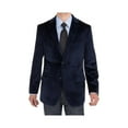 thumbnail image 1 of Mens Navy Blue Modern Fit Blazer Salvatore Exte Two Button, 1 of 2