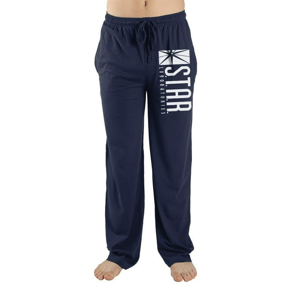 Mens Navy Flash DC Comic Book Superheroes Sleep Wear Pants-L