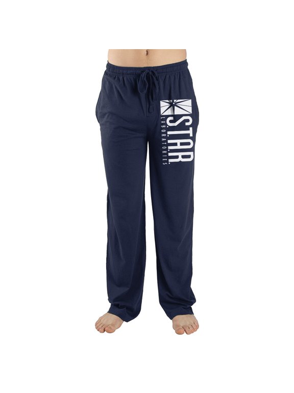Mens Navy Flash DC Comic Book Superheroes Sleep Wear Pants-M
