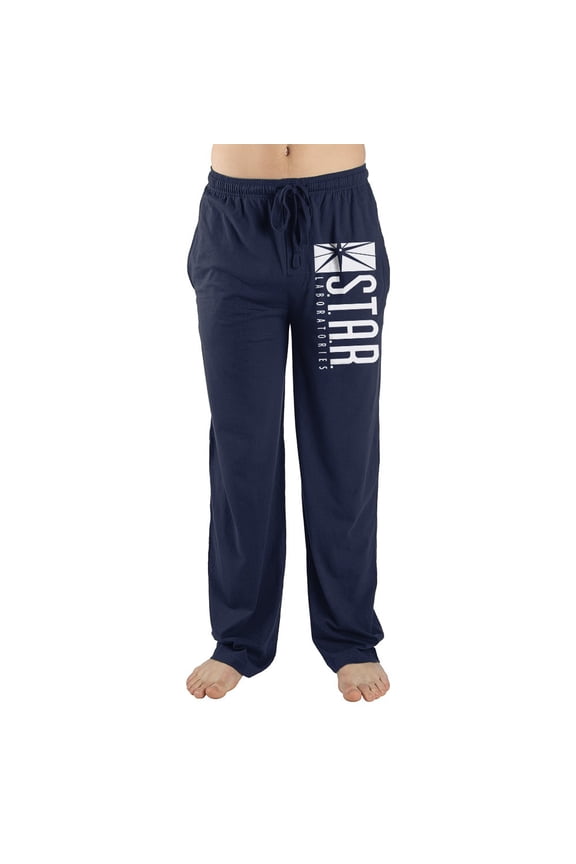 Mens Navy Flash DC Comic Book Superheroes Sleep Wear Pants-M