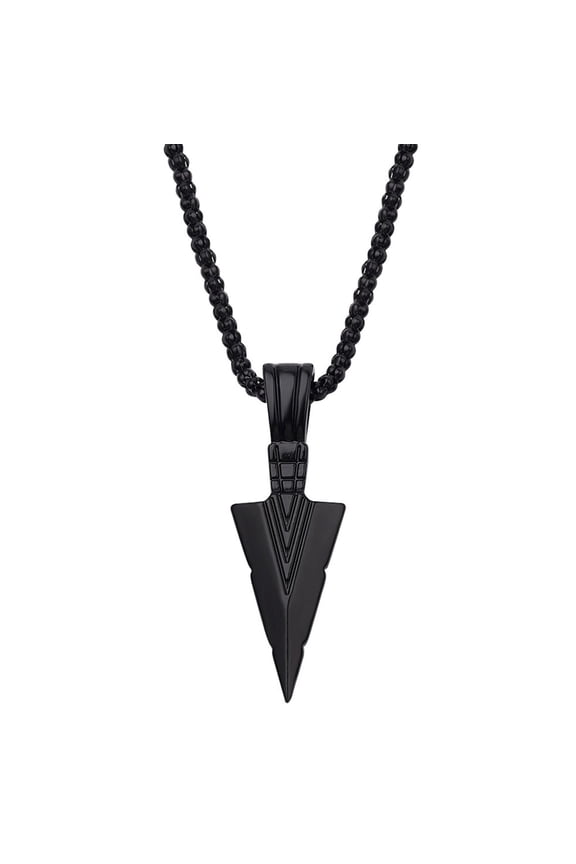 Mens Necklace Chain with Jewellery Pendant Hip Hop Punk Black R5 Rock New E