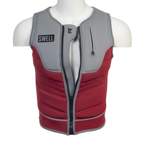 Mens Neoprene Wakesurf Comp Vest - Designed Exclusively for Wake Surfing, but Great for All Other Watersports Activities!