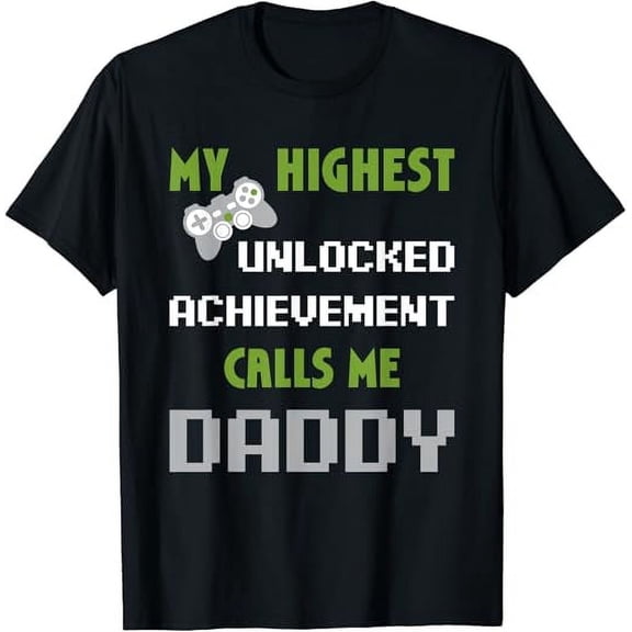 Mens Nerdy Funny Father Day Gamer Dad Daddy Men Love Video Gaming