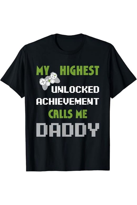 Mens Nerdy Funny Father Day Gamer Dad Daddy Men Love Video Gaming