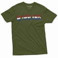 thumbnail image 1 of Mens Netherlands T-Shirt Holland Amsterdam Patriotic Nationality T-Shirt Flag T-Shirt (Medium Military Green), 1 of 6