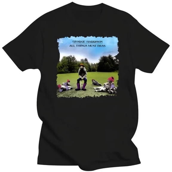 Mens New Clothing Summer Cotton George Harrison All Things Must Pass Cotton