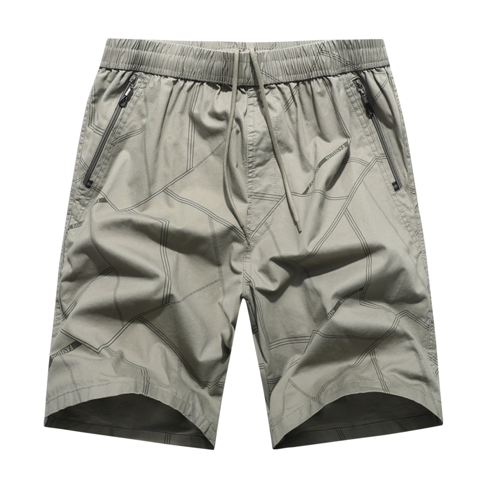 Mens New Summer Outdoors Casual Loose Plus Size Patchwork Overalls