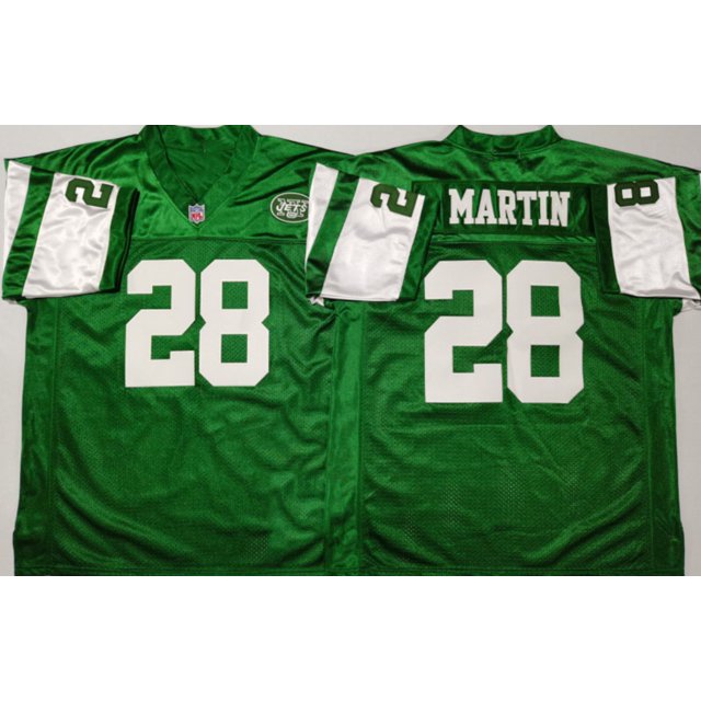Mens_New_York_Jets_Green_MARTIN_28 Throw_Football_Jersey_Medium