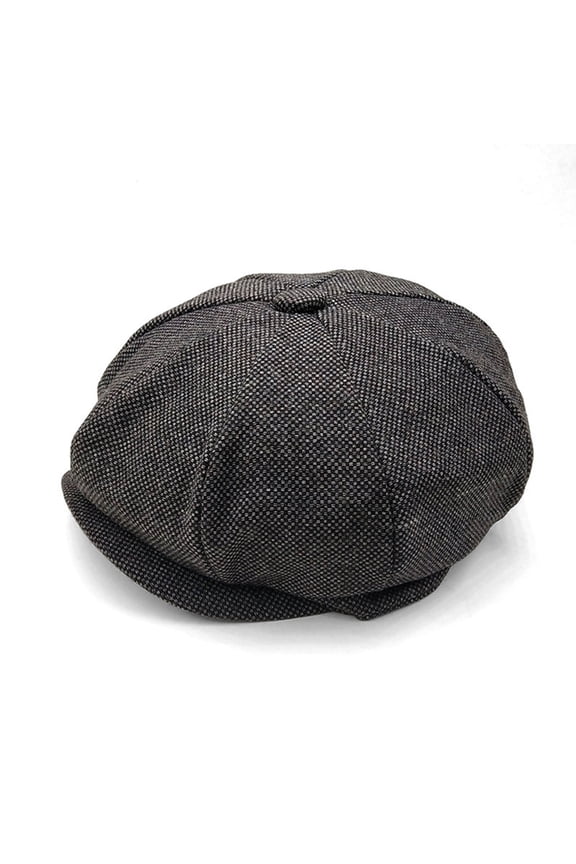 Mens Newsboy Cap Flat Ivy Gatsby Hat Adjustable Cabbie Cap For Women Gray