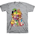 thumbnail image 1 of Mens Nickelodeon 90s Throwback Shirt - Retro Nick Group tee  - Classic Nick Graphic T-Shirt (Athletic Heather, 3X-Large), 1 of 1