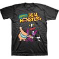 thumbnail image 1 of Mens Nickelodeon AAAHH REAL MONSTERS Shirt - Retro Nick Real Monsters tee  - Classic Nick Graphic T-Shirt (Black, Large), 1 of 1