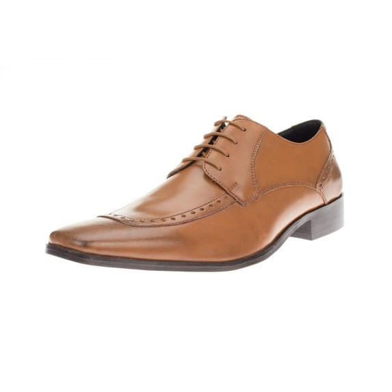 Mens Nico Tan Leather Oxford Dress Shoe DTI DARYA TRADING