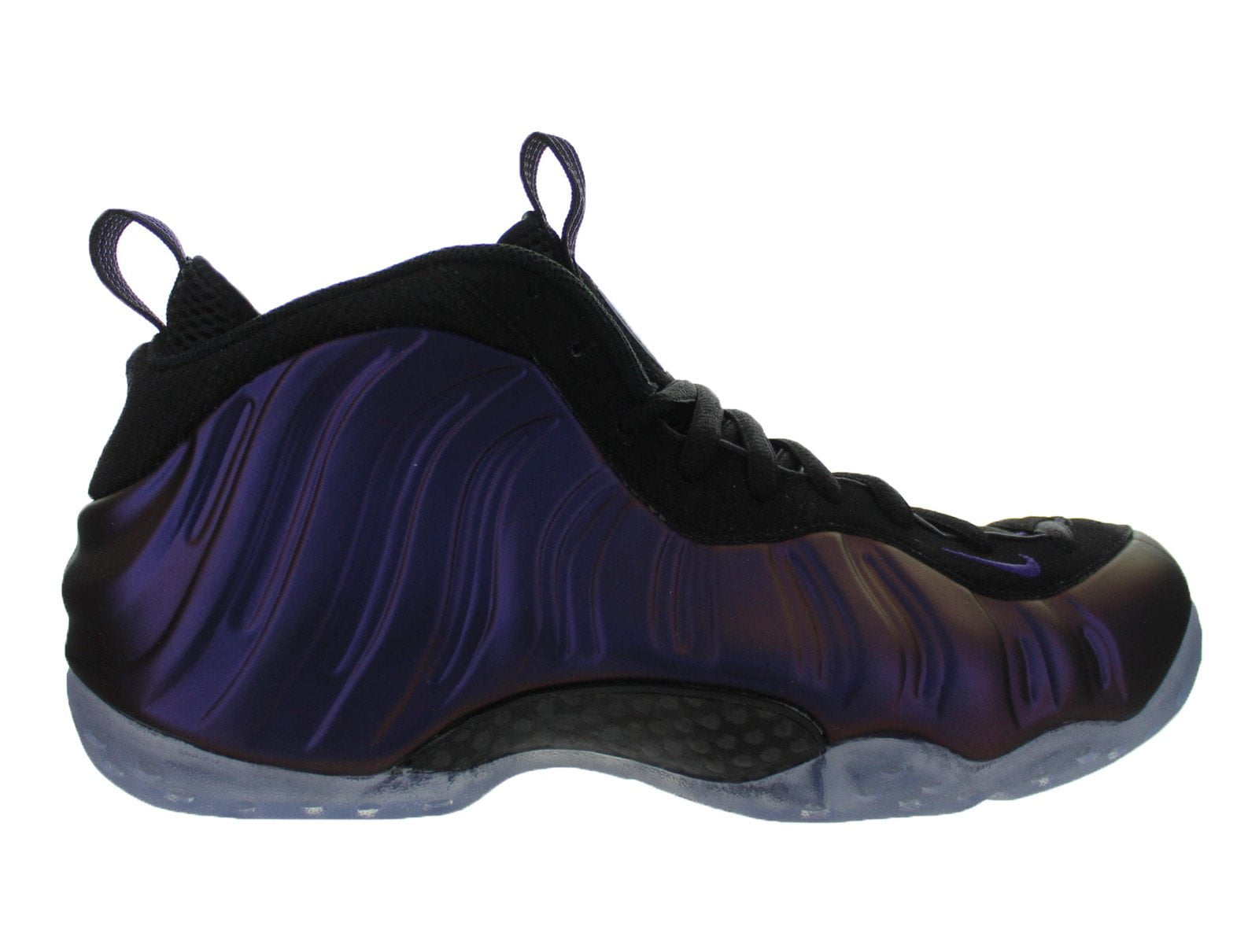 Purple and shop black foamposite