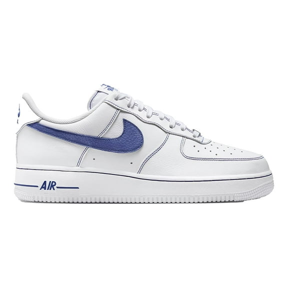 Men's Nike Air Force 1 '07 LV8 White/Deep Royal Blue (HQ2037 100) - 8.5