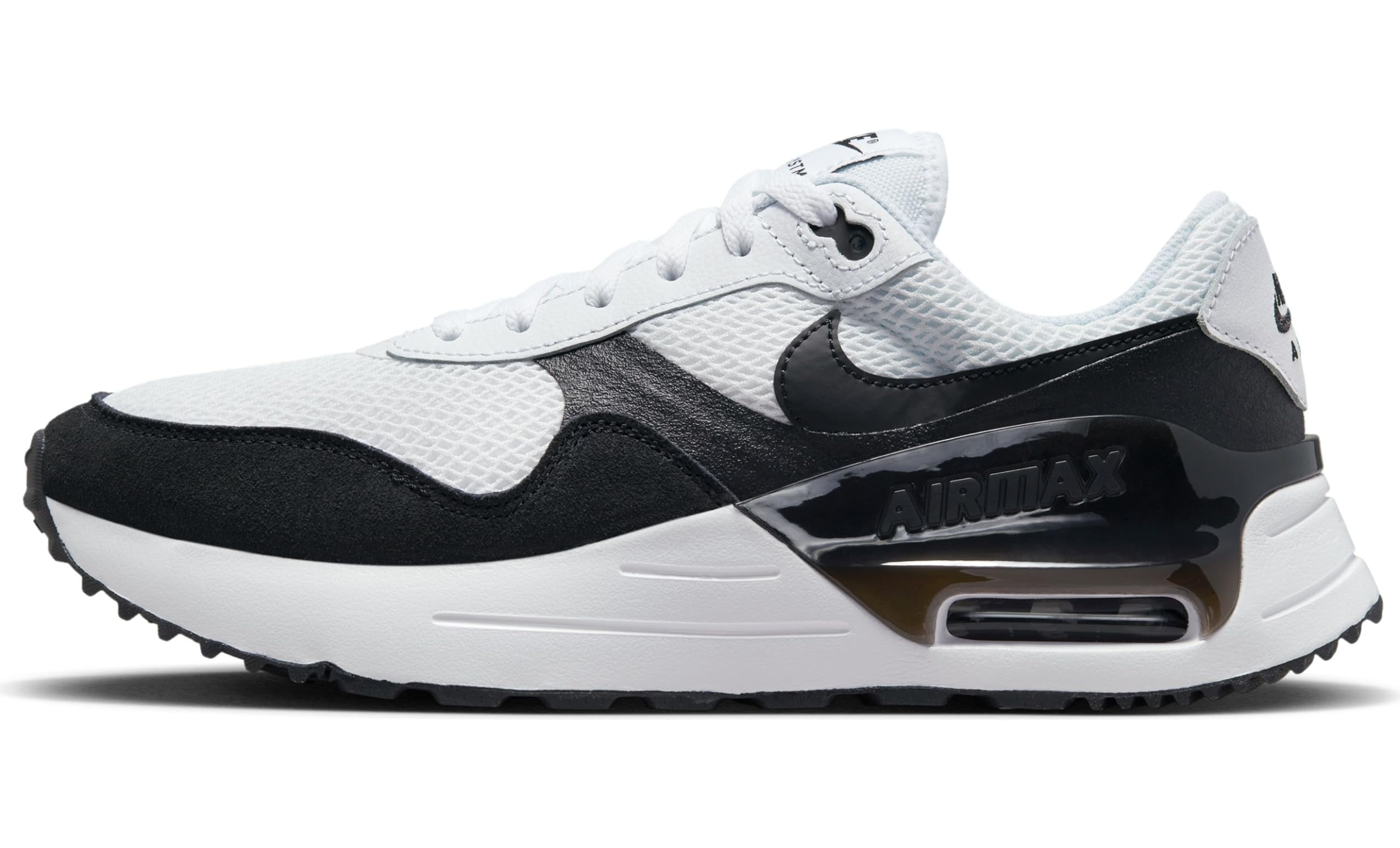 ◆Nike◆ Air Max Shiro Slide M Black llic Silver White D Mens Nike Air Max System Shoe Size: 8.5 White - Black