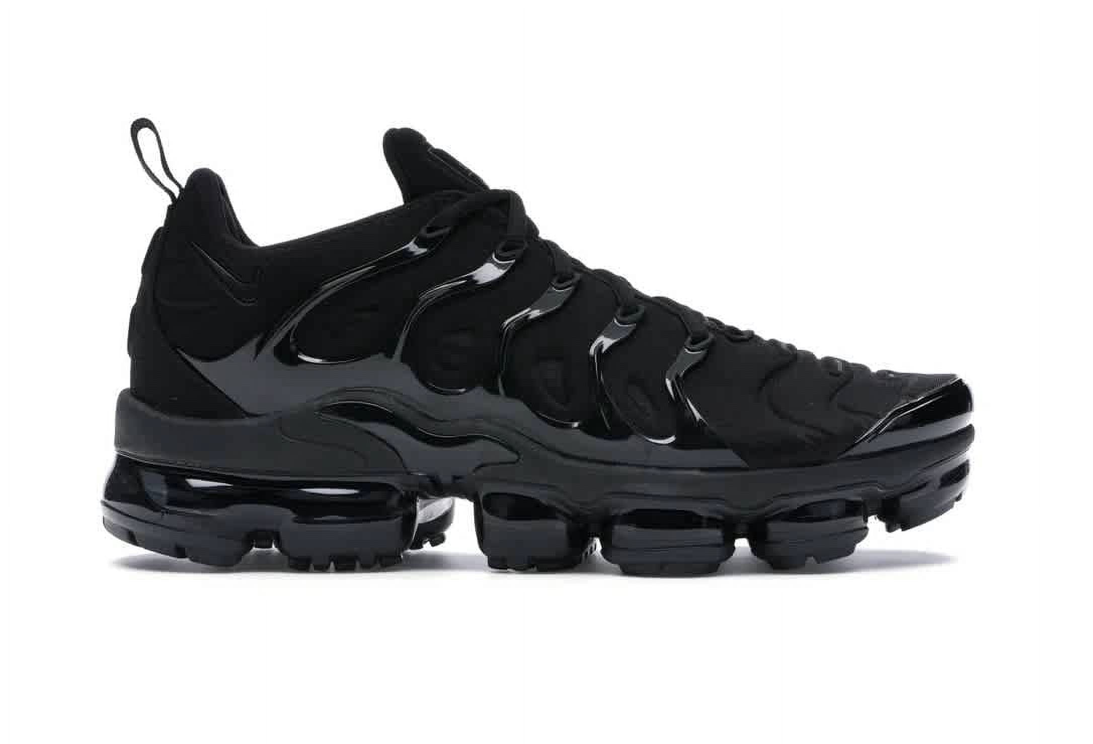 Nike Men s Air Vapormax Plus Triple Black Dark Grey MAX Comfort 924453 004 Walmart