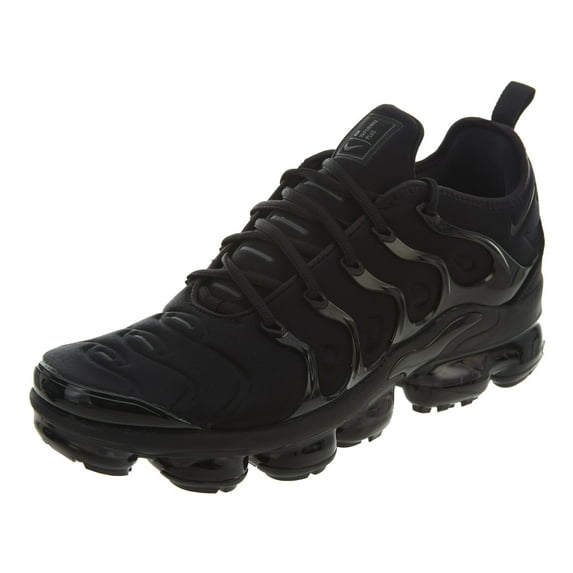 Mens Nike Air Vapormax Plus Triple Black Dark Grey 924453-004