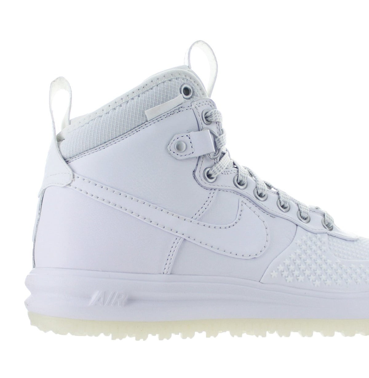 Mens Nike Lunar Force Duckboot Triple White 805899-101