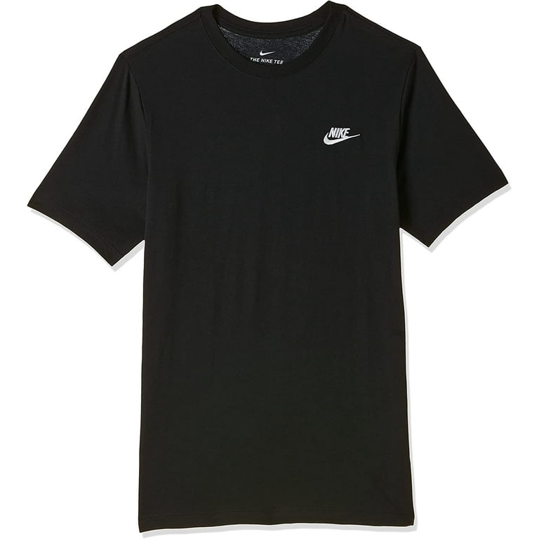 Mens Nike Sportswear Club T-Shirt Black/White 4X-Large