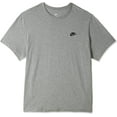 thumbnail image 1 of Mens Nike Sportswear Club T-Shirt Dark Grey Heather/Black 3X-Large, 1 of 6