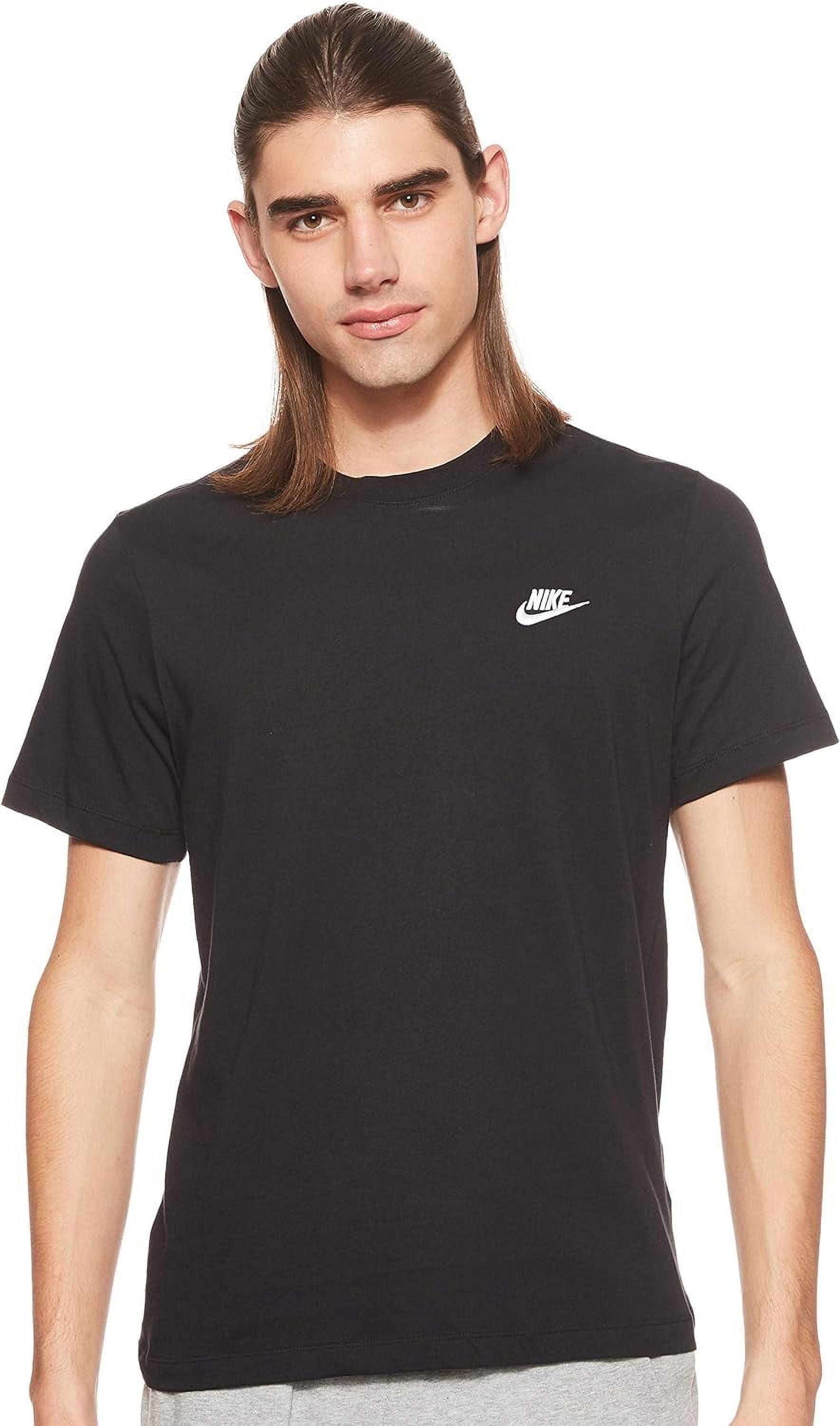 ★★Nike★★ Sportswear Club T-Shirt M Black White AR4999013 Mens Nike Sportswear Club T-Shirt, Nike Shirt for Men with