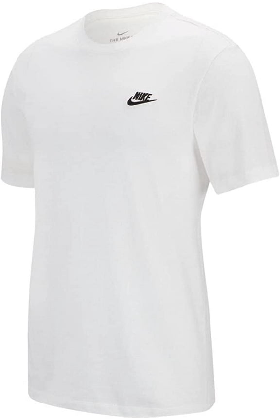 Mens Nike Sportswear Club T-Shirt White/Black 3X-Large